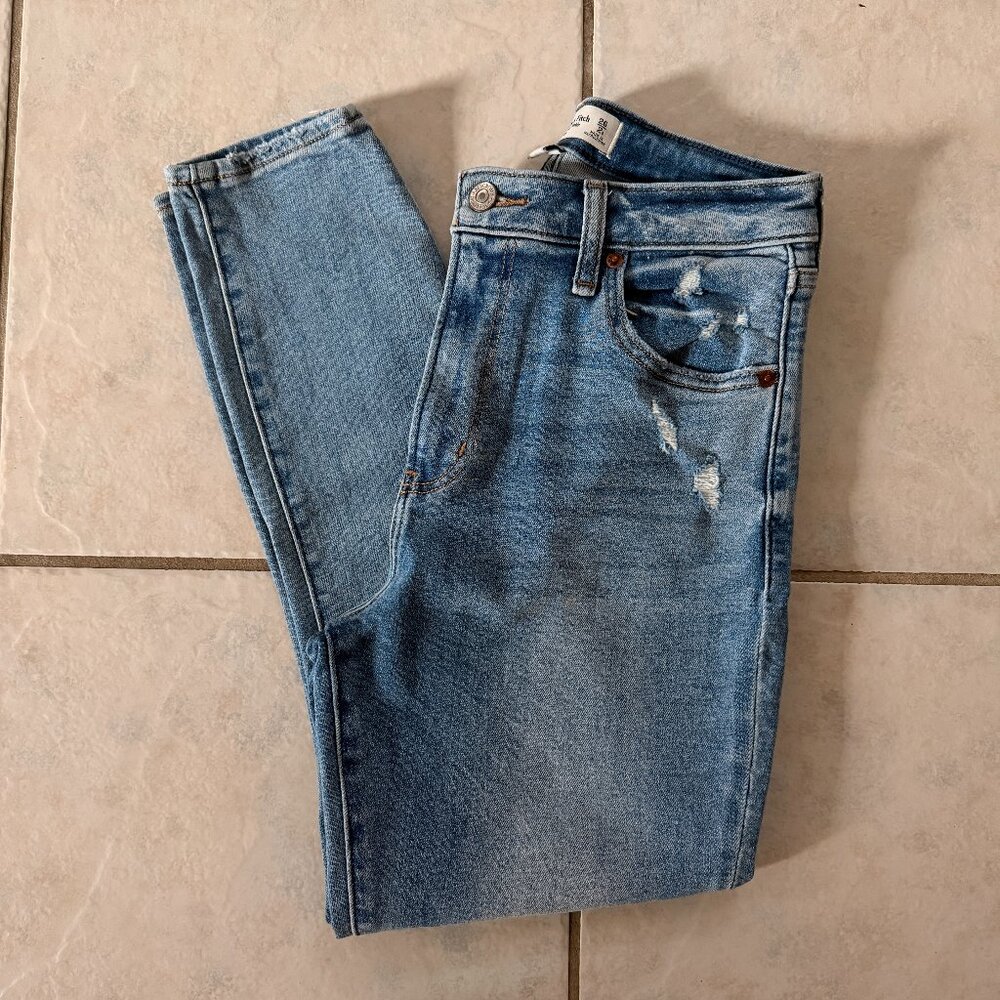 Abercrombie & Fitch High Rise Super Skinny Ankle Jean *Curve Love